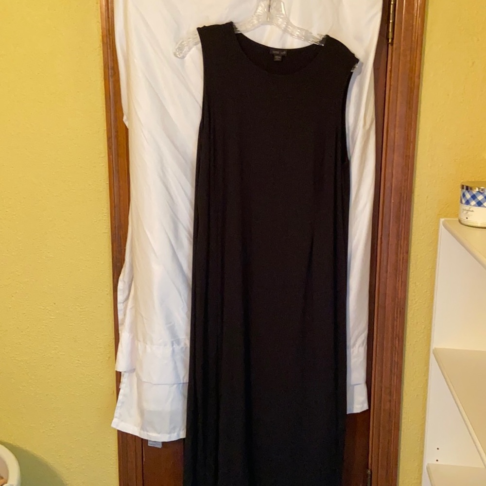 Black maxi dress